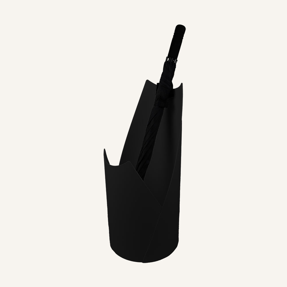 Portaombrelli minimal in acciaio TULIP - Nero