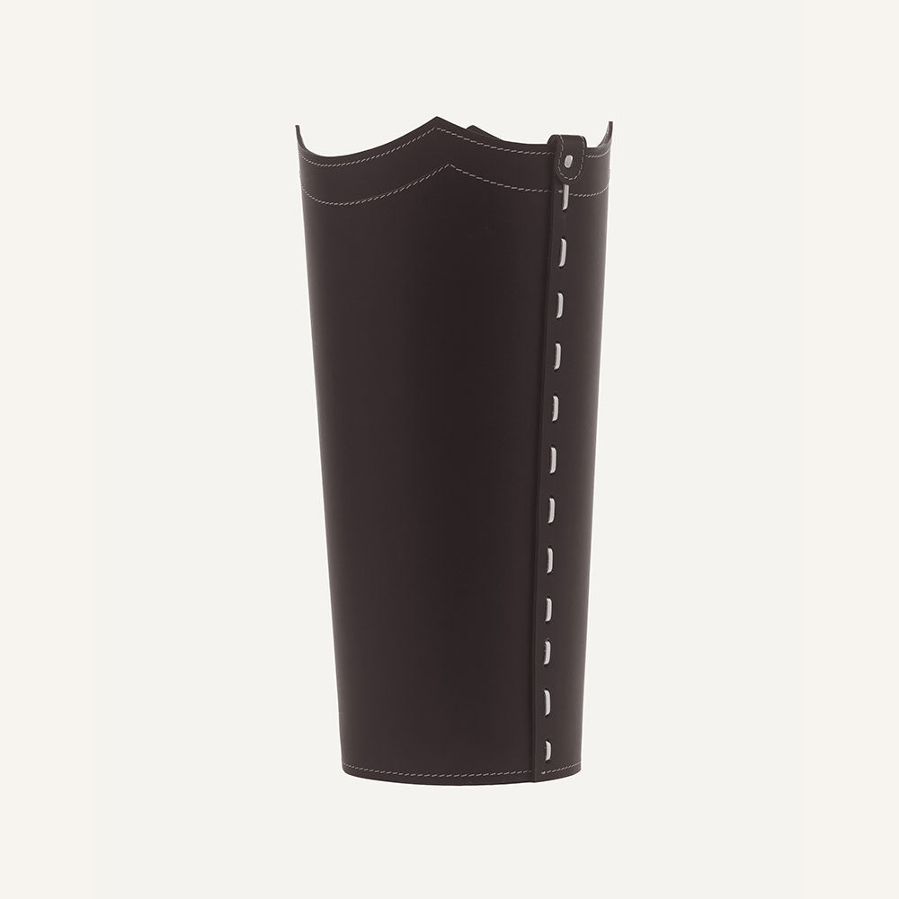 Originale portaombrelli in cuoio UMBRELLA - Marrone scuro