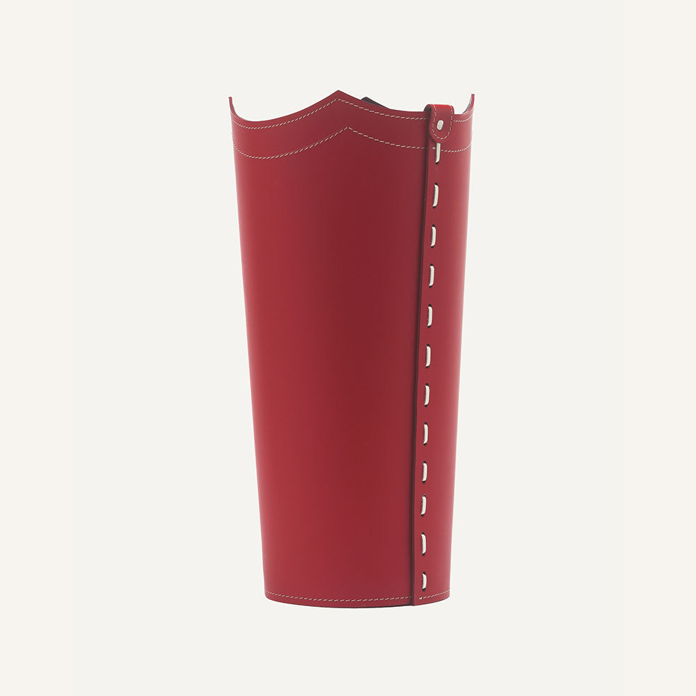 Originale portaombrelli in cuoio UMBRELLA - Rosso
