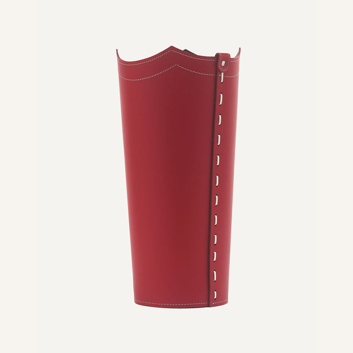 Originale portaombrelli in cuoio UMBRELLA - Rosso