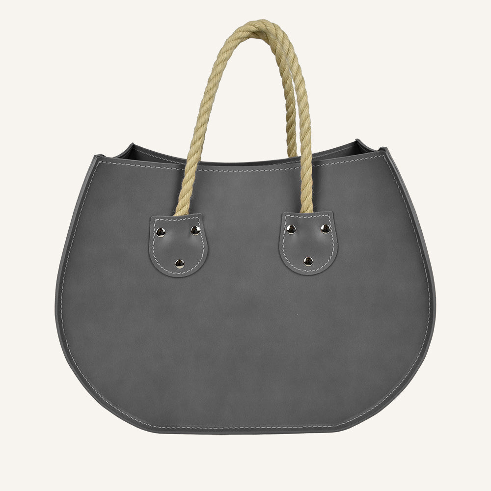 Portariviste con maniglie in corda LIRA - Grigio