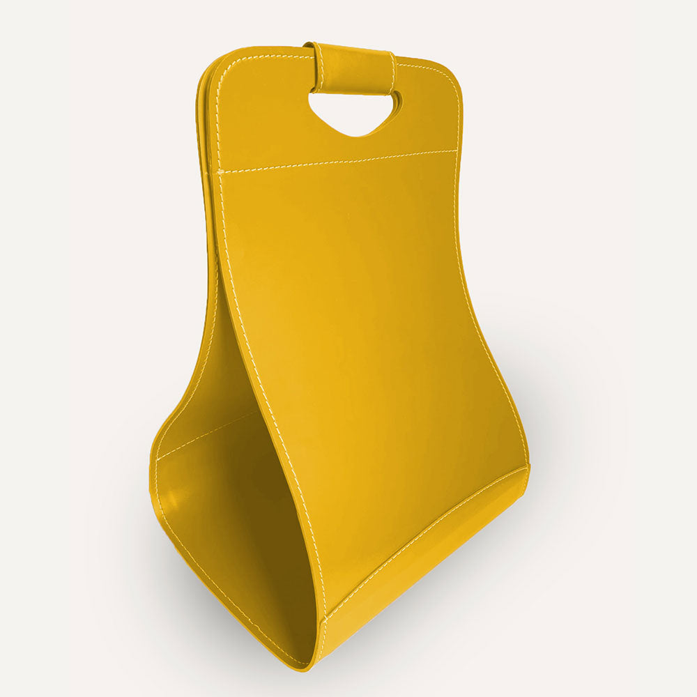 Portariviste moderno e artigianale TETI - Giallo