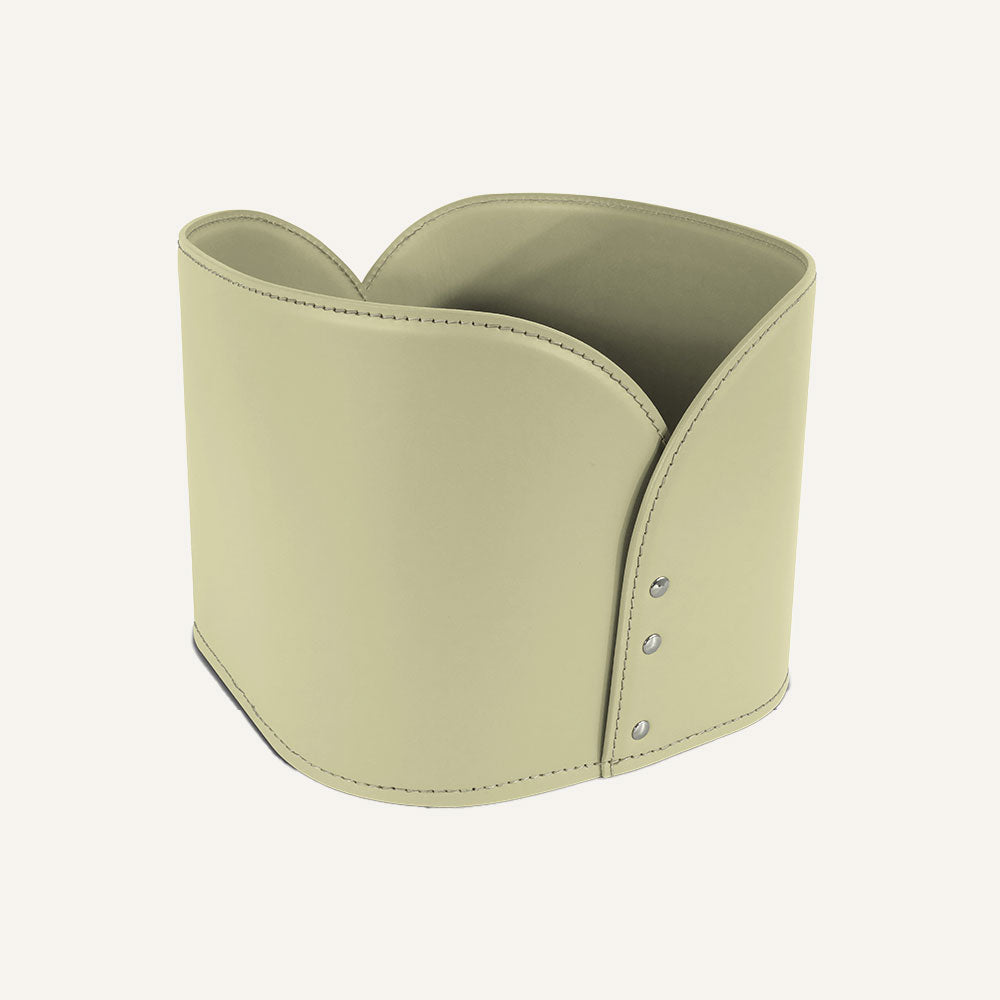 Portariviste di design in pelle DIURNUS - Oatmeal