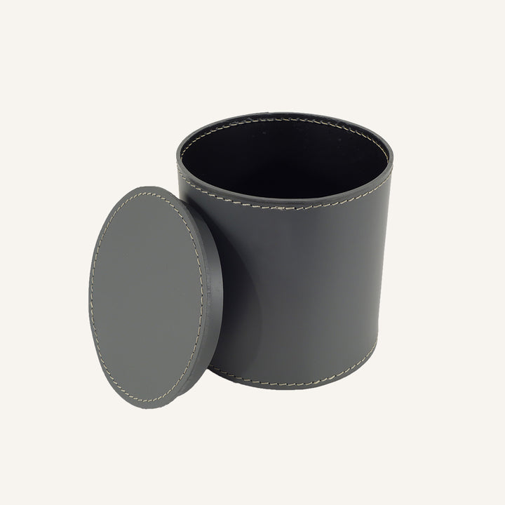 Portarotolo di design in cuoio ARCHA - Grigio