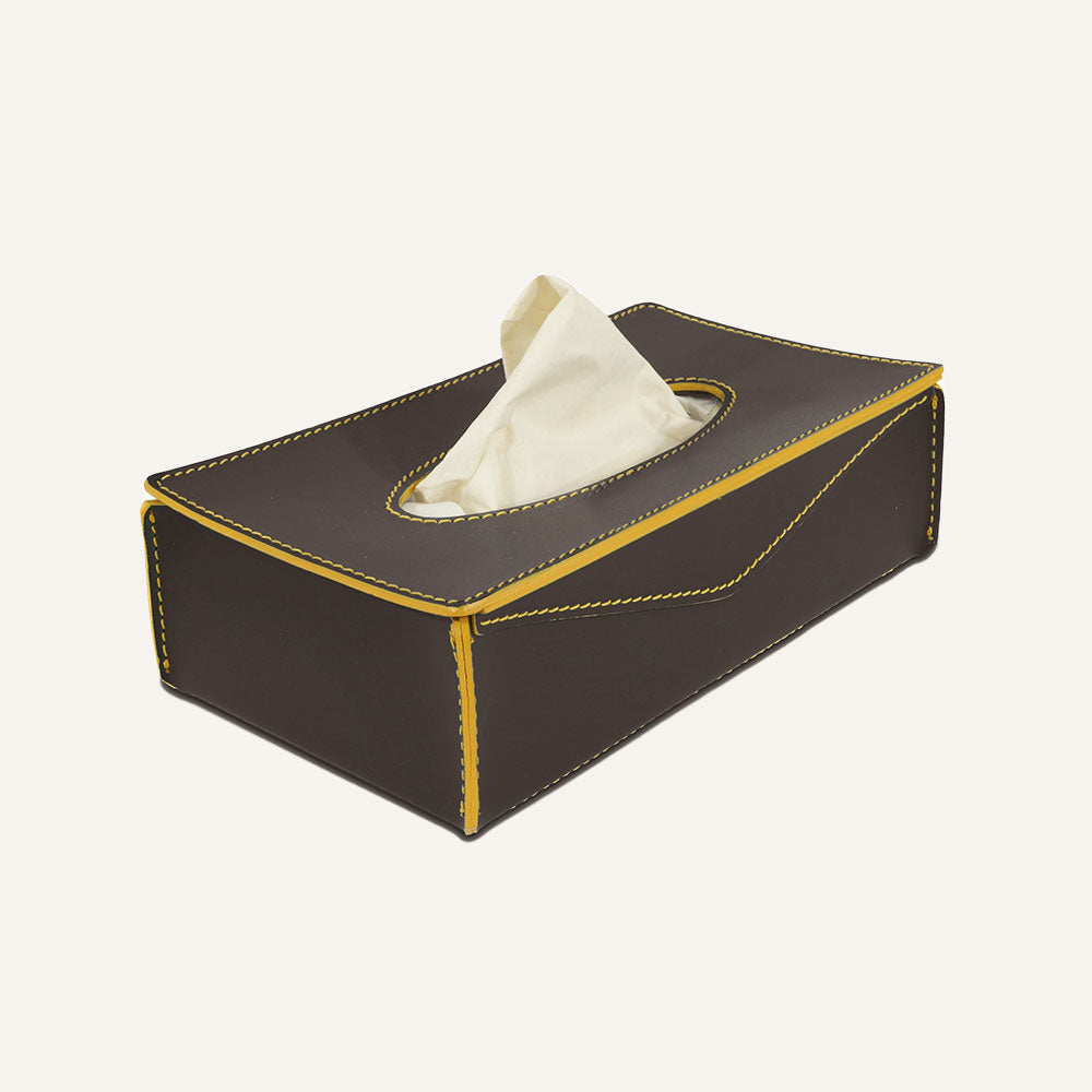 Contenitore per salviette in cuoio FAZOLY COLOR