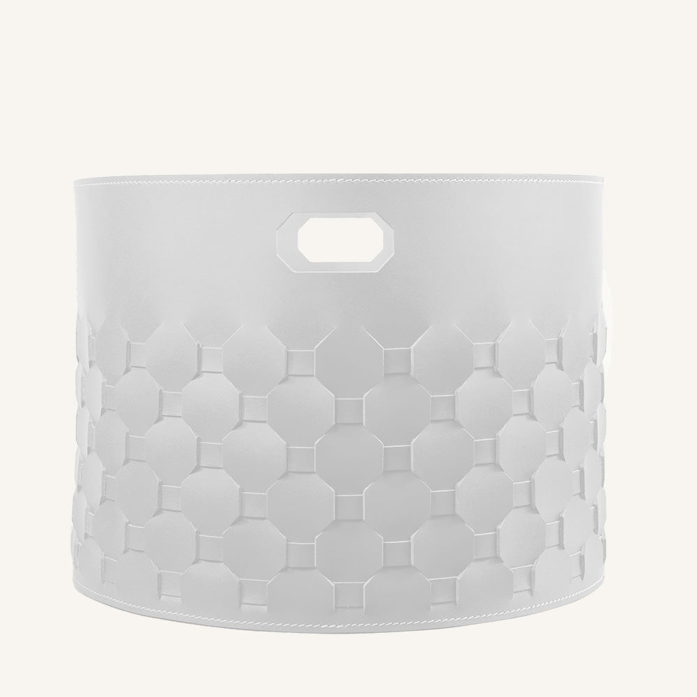 Contenitore portaoggetti di design in cuoio EZAGO