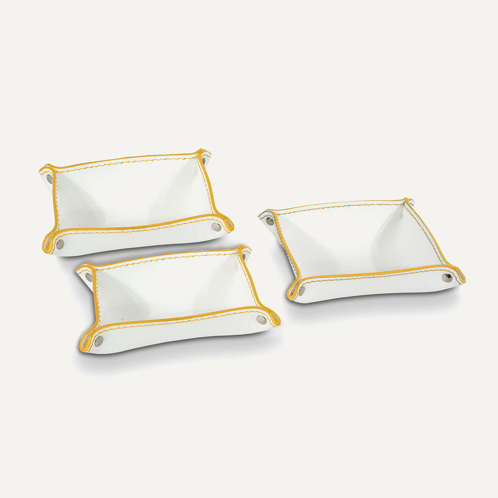Set contenitori in cuoio FEDERICA
