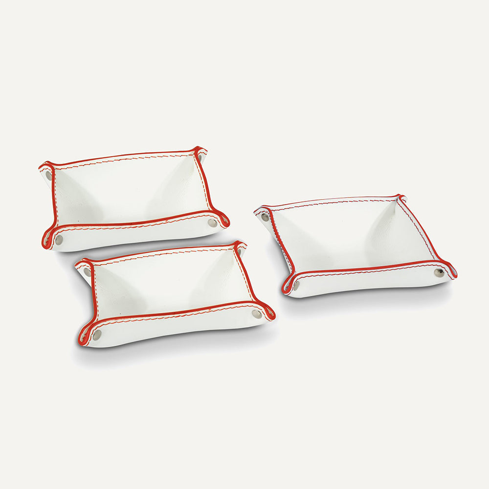 Set contenitori in cuoio FEDERICA