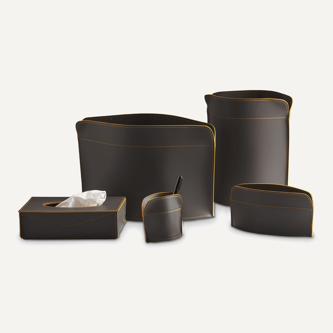 Elegante set ufficio in cuoio GIACOMO