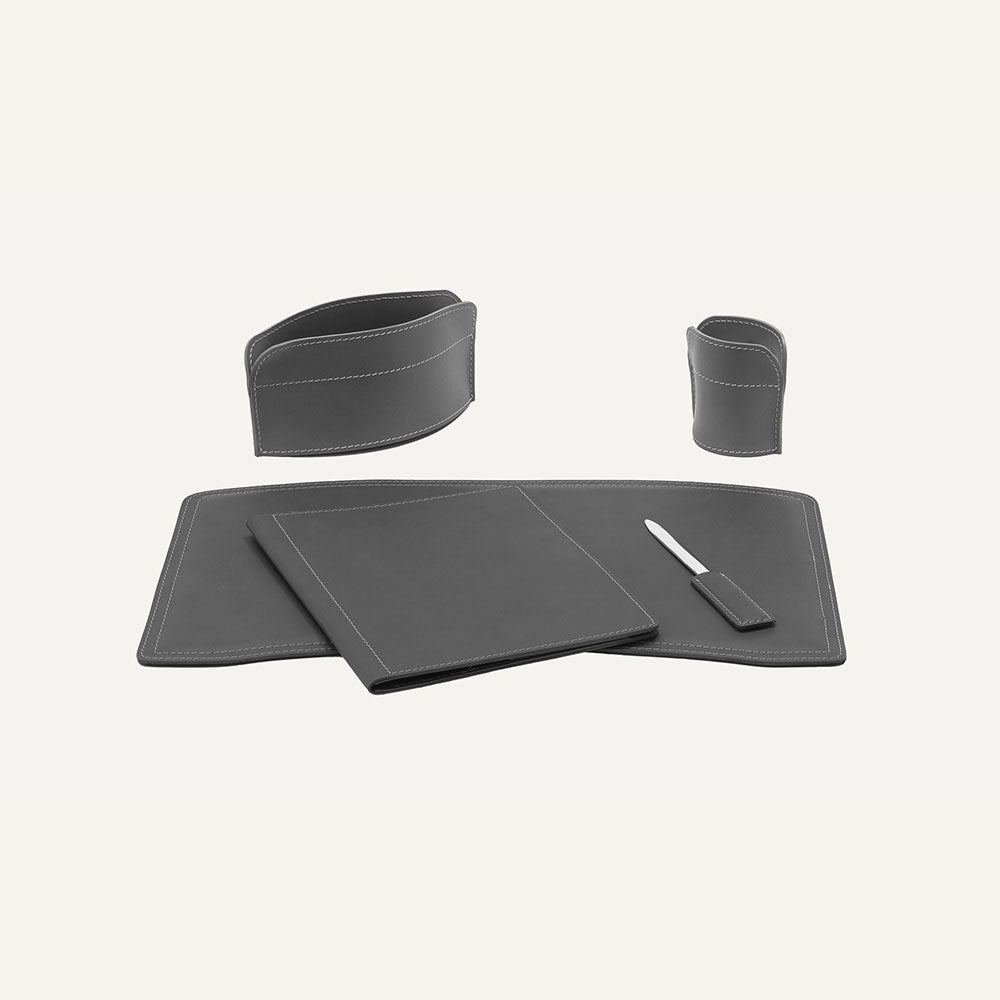 Set completo da scrivania BRANDO 5pz. - Grigio