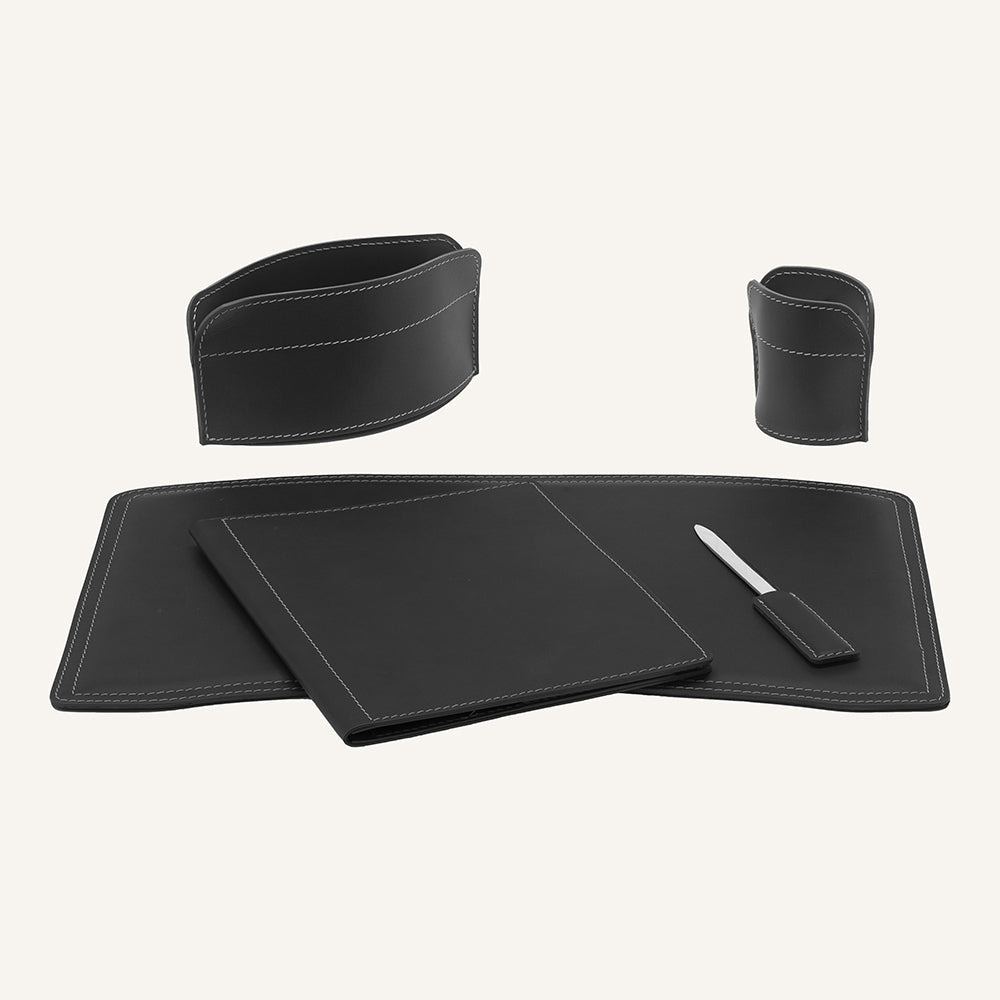 Set completo da scrivania BRANDO 5pz. - Nero