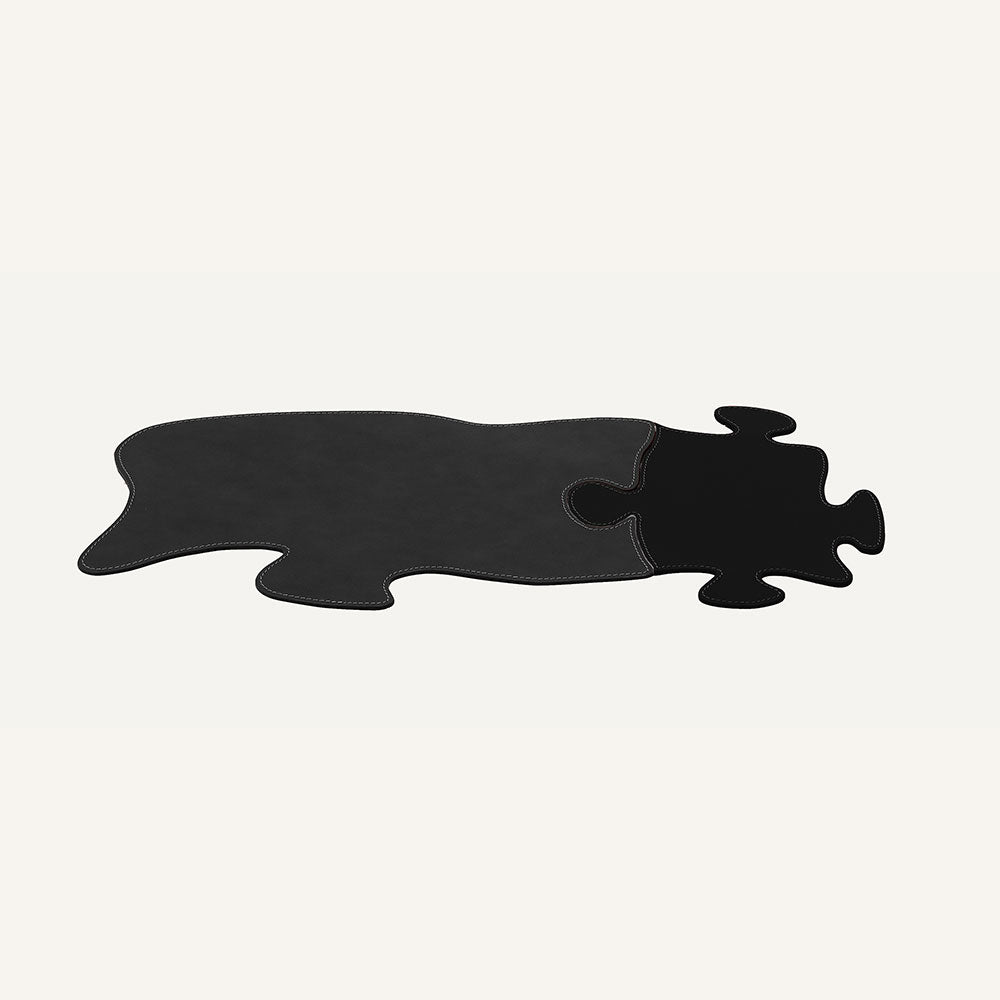 Sottomano componibile in cuoio PUZZLE