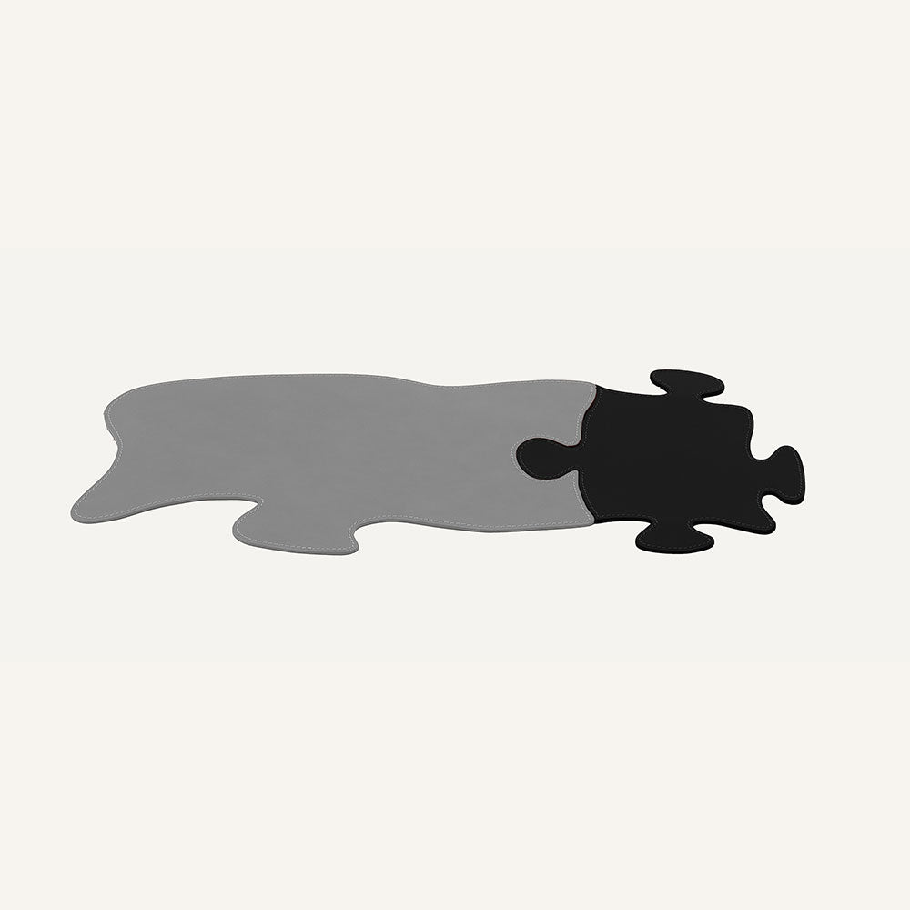 Sottomano componibile in cuoio PUZZLE
