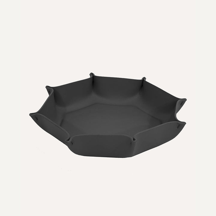 Svuotatasche portaoggetti in pelle HODIE - Nero